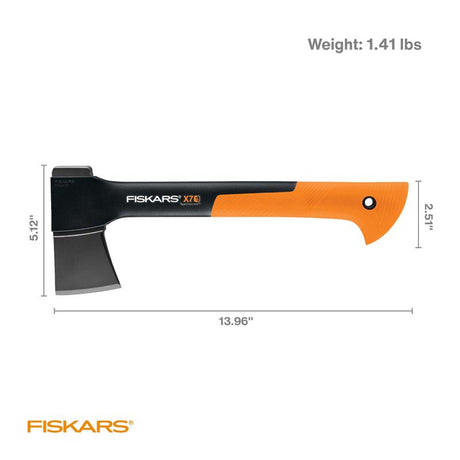 Fiskars X7 1.41 lb Single Bit Splitting Hatchet Fiberglass Handle