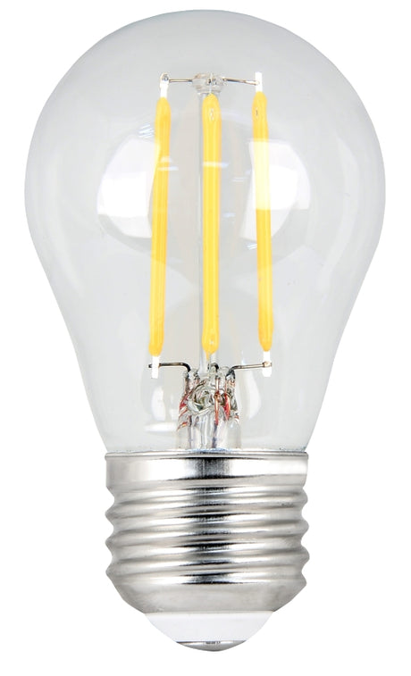 Feit Electric BPA1540/950CA/FIL/2 LED Bulb, General-Purpose, A15 Lamp, 40 W Equivalent, E26 Lamp Base, Dimmable, Clear