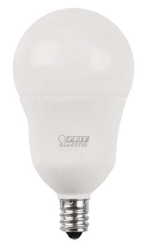 Feit Electric BPA1560C/927CA/2 LED Bulb, General-Purpose, A15 Lamp, 60 W Equivalent, E12 Lamp Base, Dimmable, Frosted