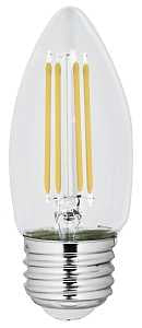 Feit Electric BPETC40/950CA/FIL Filament LED Bulb, General-Purpose, B10 Lamp, 40 W Equivalent, E26 Medium Lamp Base