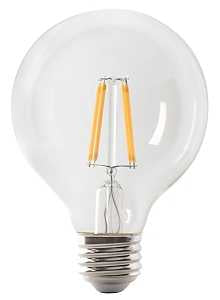 Feit Electric BPG2540/927CA/FIL Filament LED Bulb, Globe, G25 Lamp, 40 W Equivalent, E26 Medium Lamp Base, Dimmable