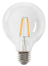 Feit Electric BPG2540/927CA/FIL Filament LED Bulb, Globe, G25 Lamp, 40 W Equivalent, E26 Medium Lamp Base, Dimmable