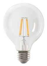 Feit Electric BPG2540/950CA/FIL LED Bulb, Globe, 350 Lumens, 3.8 W, G25 Lamp, 40 W Equivalent, E26 Lamp Base, Dimmable