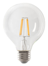 Feit Electric BPG2540/950CA/FIL LED Bulb, Globe, 350 Lumens, 3.8 W, G25 Lamp, 40 W Equivalent, E26 Lamp Base, Dimmable
