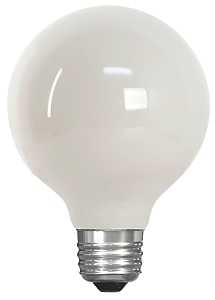 Feit Electric BPG2540W/927CA/FIL Filament LED Bulb, Globe, G25 Lamp, 40 W Equivalent, E26 Medium Lamp Base, Dimmable