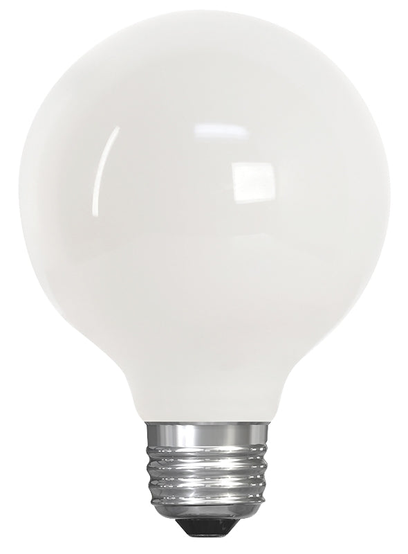 Feit Electric BPG2540W/950CA/FIL Filament LED Bulb, Globe, G25 Lamp, 40 W Equivalent, E26 Medium Lamp Base, Dimmable