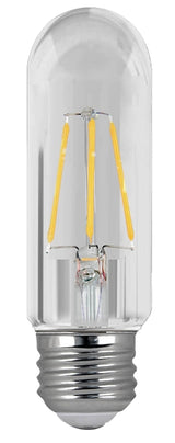 Feit Electric BPT1040/927CA LED Bulb, Linear, 410 Lumens, 4.5 W, T10 Lamp, 40 W Equivalent, E26 Lamp Base, Dimmable