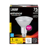 Feit Electric PAR30LDM/SP/930CA LED Bulb, Flood/Spotlight, PAR30 Lamp, 75 W Equivalent, E26 Lamp Base, Dimmable