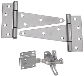 National Hardware DPV875 Series N343-434 Gate Kit, Stainless Steel, Silver, 3-Piece