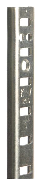 Knape & Vogt 255 Series 255 ZC 36 Pilaster Standard, Mortise-Mount, Specifications: 23 ga Thickness, 36 in Size, 500 lb