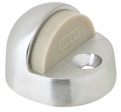 Schlage 438B26D Door Stop, 1-3/8 in OAH, 9/16 in Base height, Base Diameter 1-3/4in x 2in, Oval, Floor Mount