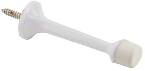 Schlage Ives Series 61A-W Base Door Stop, 7/8 in Dia Base, 3-1/8 in Projection, Aluminum