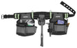 Bucket Boss Professional Series 55105-HV HV Contractor's Rig, 52 in Waist, Poly Fabric, Sliver, 29-Pocket