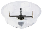 Canplas 104304BC Combination Tee Pipe Wye, 4 in, Hub, ABS, Black