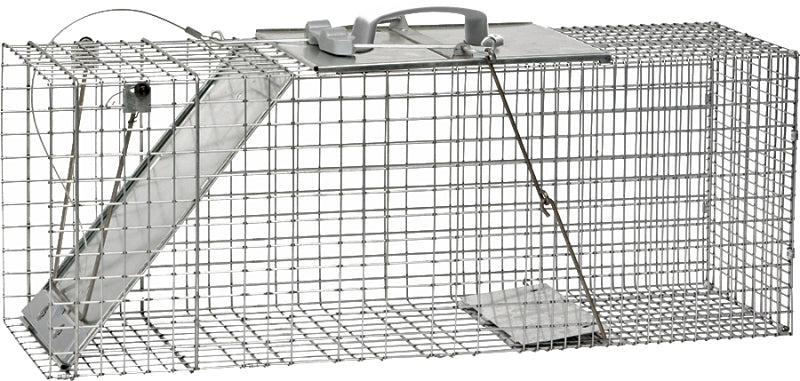 Havahart 1085 Animal Trap, 32 in L, 10 in W, 12 in H, Spring-Loaded Door