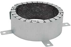 3M ULTRAPPD4.0 Fire Barrier Pipe Collar, Silver, For: 6 in Non-Metallic Pipe, 4 in Dia, Pack of 10