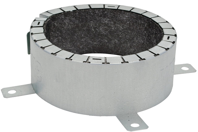 3M ULTRAPPD4.0 Fire Barrier Pipe Collar, Silver, For: 6 in Non-Metallic Pipe, 4 in Dia, Pack of 10