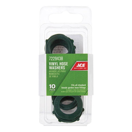 Ace 3/4 in. Vinyl Non-Threaded Female Hose Washer, Pack of 10
