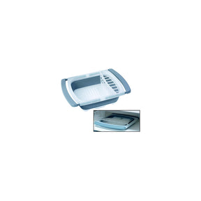 Prepworks Over-The-Sink Collapsbile Dish Drainer Extends from 16.5 to 26.75 ″