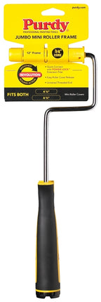 Purdy 14A770014 Roller Frame, 12 in L Roller, Plastic Handle, Ergonomic Handle