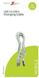 Zenith PM1006UCW USB Cable, White Sheath, 6 ft L