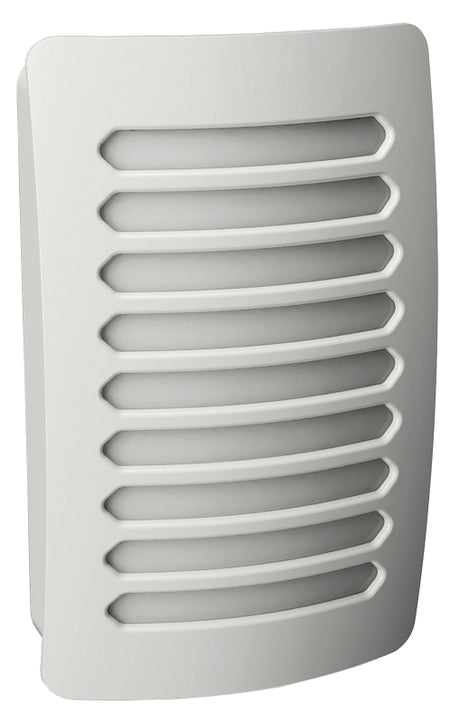 AmerTac Louver Decoplug NL-DPLV-W Night Light, 2.75 in W x 1.35 in D x 4.5 in H Dimensions, White Fixture, 120 V, 0.9 W