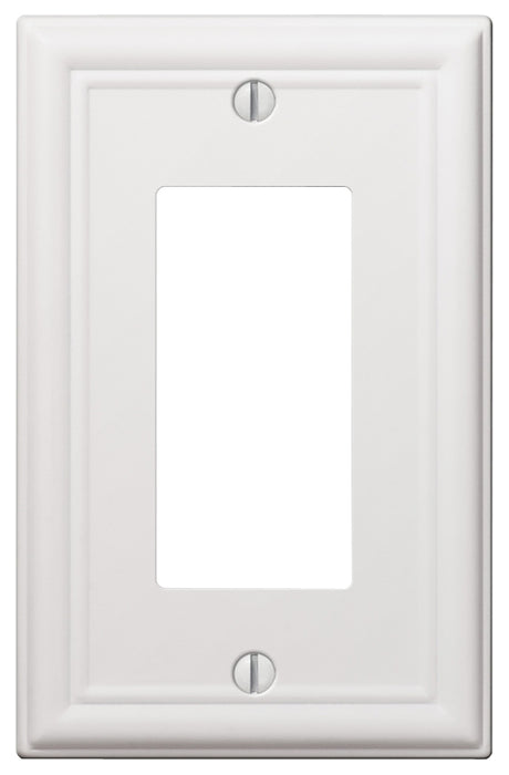 Amerelle 149RW Wallplate, 4-7/8 in L, 3-1/8 in W, 1-Gang, Steel, Pack of 4