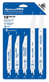 Avanti Pro PS0013S Reciprocating Saw Blade Set, 13-Piece, Bi-Metal