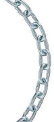 Baron 7252 Twist Link Machine Chain, #2/0, 70 ft L, 520 lb Working Load, Steel, Zinc