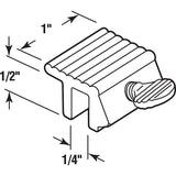 Prime-Line U 9800 Sliding Window Lock, 15/16 in L x 1/2 in W Backplate, Aluminum, Aluminum