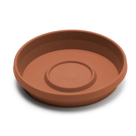 Bloem Terra 1.2 in. H X 5.5 in. W X 5.5 in. D X 5.5 in. D Resin Traditional Plant Saucer Terra Cotta
