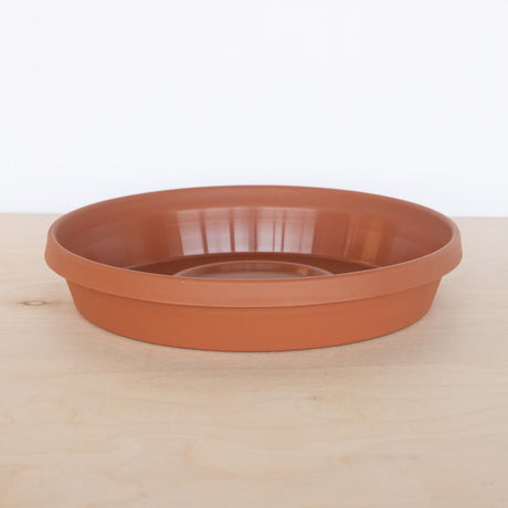 Bloem Terra 2.7 in. H X 14.75 in. W X 16 in. D Resin Traditional Plant Saucer Terra Cotta