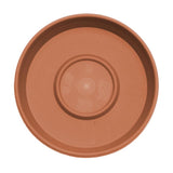 Bloem Terra 0.7 in. H X 3.75 in. D Resin Traditional Plant Saucer Terra Cotta