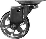 Shepherd Hardware 6294 Swivel Caster, 3 in Dia Wheel, Aluminum/Polyurethane Wheel, 100 lb
