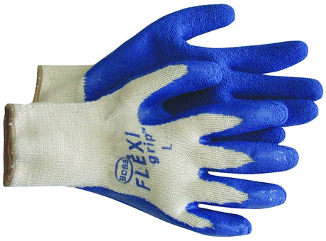 Boss Tactile Grip Series B32041-L Seamless, Standard Weight Coated Gloves, L, 8 to 8-3/8 in L, Slip-On Cuff, Gray