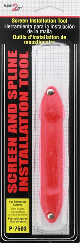 Make-2-Fit P 7503 Standard-Duty Screen Rolling Tool, Nylon Blade, Plastic Handle