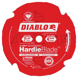 Diablo D0704DH Circular Saw Blade, 7-1/4 in Dia, 4-Teeth, 5/8 in Arbor, Polycrystalline Cutting Edge