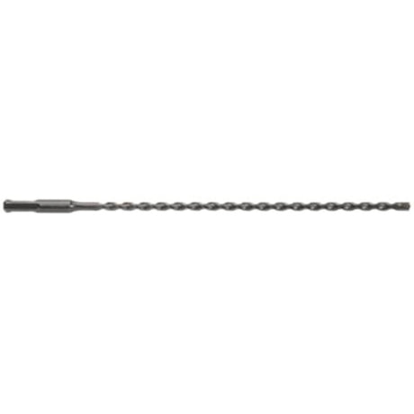 Irwin 322020 Hammer Drill Bit, 1/4 in Dia, 12 in OAL, Twist Flute, 1-Flute, 2 in Dia Shank, SDS Plus Shank