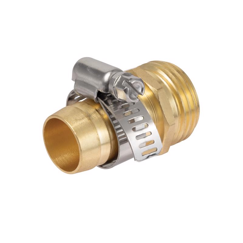 Ace 3/4 in. Hose Barb x 3/4 in. MHT in. Brass Threaded Male Hose Repair, Pack of 5