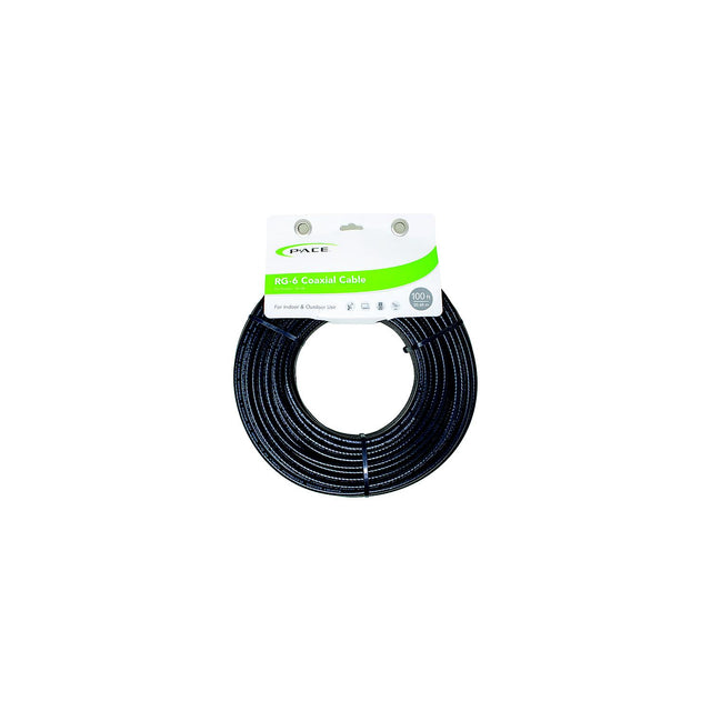 Pace 138100 RG-6 Coaxial Cable, 100'