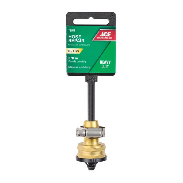 Ace 5/8 Hose Barb x 3/4 FHT in. Brass Threaded Female Hose Repair, Pack of 5