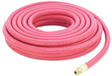 Abbott Rubber 1010-03825-50-4MM Air Hose, 3/8 in ID, 50 ft L, MNPT, 250 psi Pressure, EPDM Rubber, Red