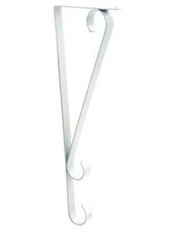 Gardena CBC-1601 Plant Hanger, 16 in L, Metal, White/Black