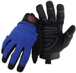 Boss B52011-XL Utility Gloves, XL, Reinforced Thumb, Open Cuff, Synthetic Leather, Dark Gray