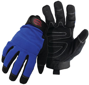 Boss B52011-XL Utility Gloves, XL, Reinforced Thumb, Open Cuff, Synthetic Leather, Dark Gray