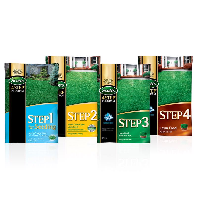 Scotts 4 Step Annual Program Lawn Food For All Grasses 5000 sq ft