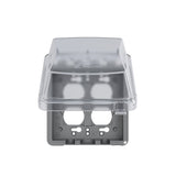 Bell Outdoor MM2420C 2 Gang Box Cover, 3.07 in L, 5.43 in W, Polycarbonate, Clear