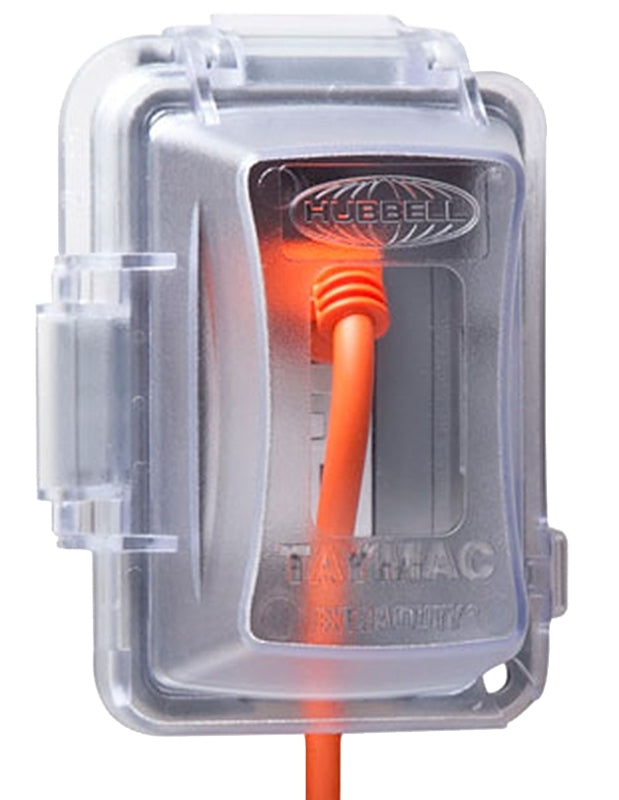 Bell Outdoor MM2420C 2 Gang Box Cover, 3.07 in L, 5.43 in W, Polycarbonate, Clear