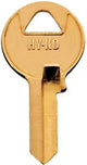 Hy-Ko 21200M1BR Key Blank, Brass, Nickel, For: Master Cabinet, House Locks and Padlocks, M1BR Key Number, Pack of 200