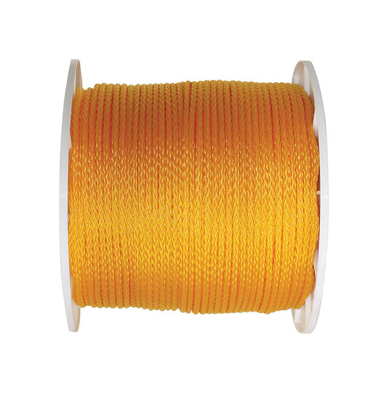 Koch Industries 1/4 in. D X 1000 ft. L Yellow Hollow Braided Poly Rope